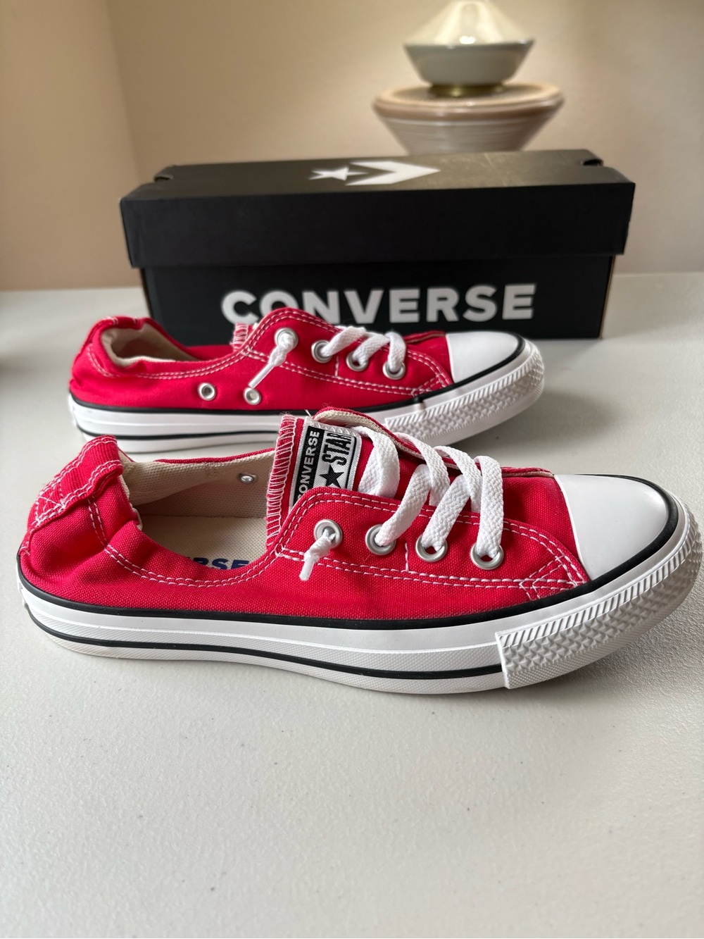 Converse Varsity Red CT Shoreline Slip On - Picture 4 of 10